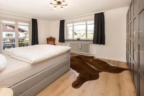 Katil atau katil-katil dalam bilik di Haus Baum - Oberstdorf
