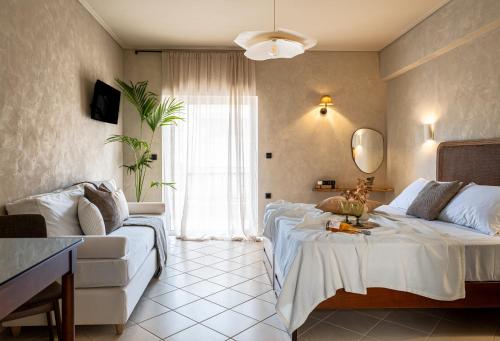 Ένα ή περισσότερα κρεβάτια σε δωμάτιο στο Joanna's Place 