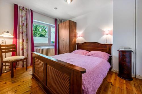 Katil atau katil-katil dalam bilik di Ferienwohnung Halunder