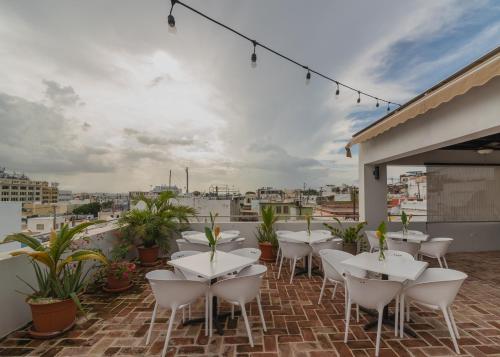 Restaurace v ubytování La Terraza de San Juan