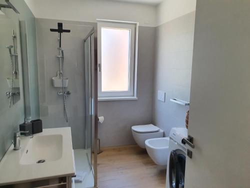 Koupelna v ubytování CasaNegrano - Apartaments