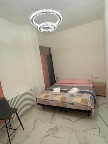 Ένα ή περισσότερα κρεβάτια σε δωμάτιο στο B&b Villa Ravenna