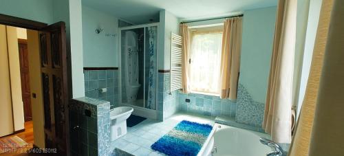 Koupelna v ubytování B&B Dolce vista al lago Lugano