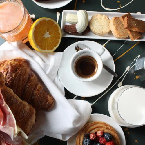 Mad på bed and breakfast-stedet eller i nærheden