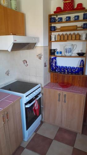 Η κουζίνα ή μικρή κουζίνα στο Chalupa U Karla