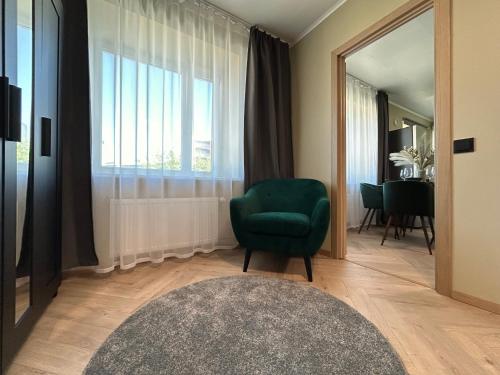Ruang duduk di Flat in Pärnu