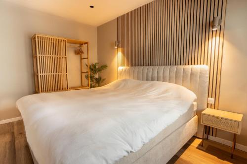 Katil atau katil-katil dalam bilik di Luxury Apartment Knokke-Heist