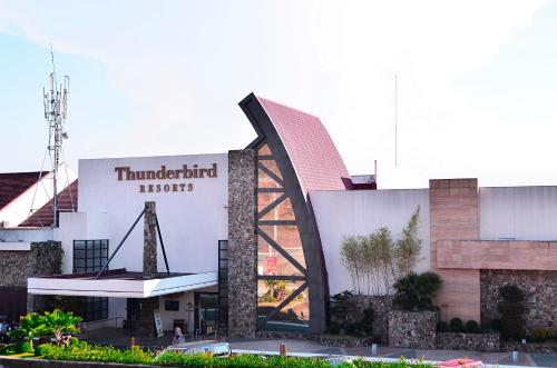 a building with a sign that reads thunderbird records at Thunderbird Resorts - Rizal in Binangonan