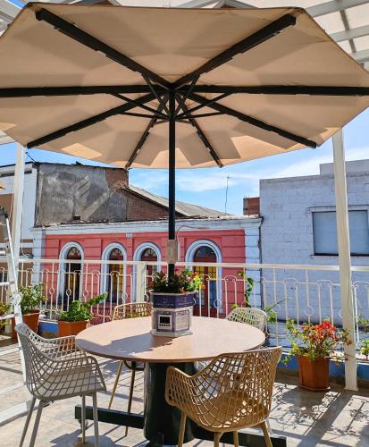 Balkoni atau teres di Hotel Terrazas del sol