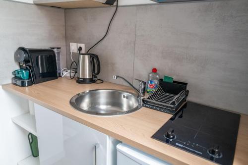 Una cocina o cocineta en SV2A-Location