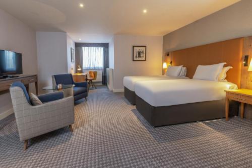 Katil atau katil-katil dalam bilik di Oxford Belfry Hotel & Spa