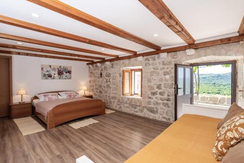 Posteľ alebo postele v izbe v ubytovaní Private pool villa - Meditteranean peace