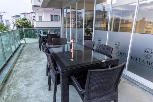 Balkoni atau teres di Belya Apart Hotel