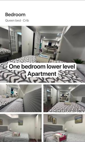 Ένα ή περισσότερα κρεβάτια σε δωμάτιο στο cozy private guest suite