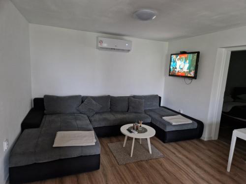 Posezení v ubytování Apartman Tisako Ivankovo