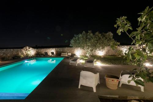 Le Maria Country Luxury Villaの敷地内または近くにあるプール