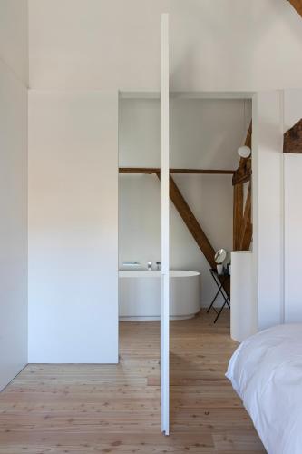 Katil atau katil-katil dalam bilik di Boutique B&B Everelmus