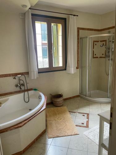 Koupelna v ubytování Casa D