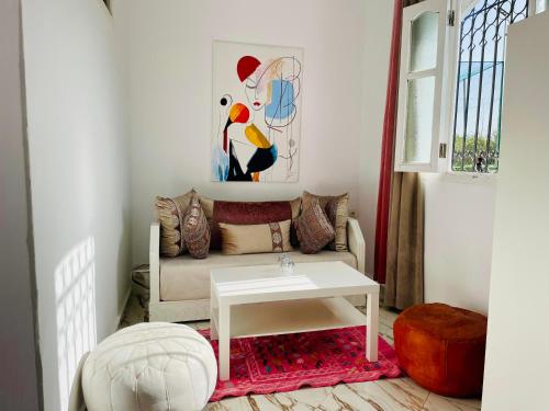 Zona de estar de Hotel Princesse Ilham