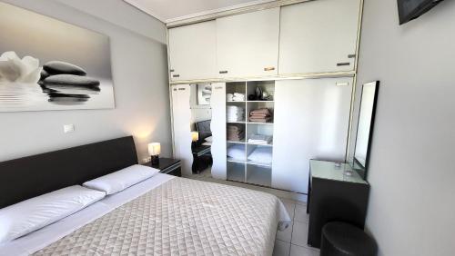 Кровать или кровати в номере Spacious Modern apartment