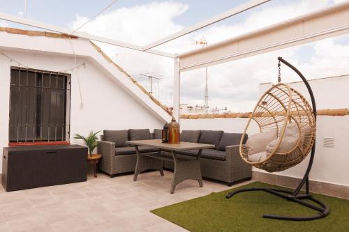 El ático de Osario 5 con terraza - Great location