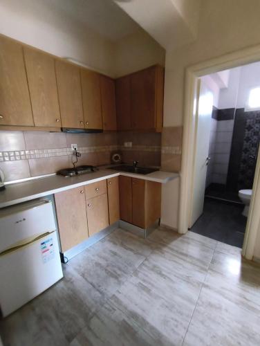 Dapur atau dapur kecil di Andromachi's Apartments