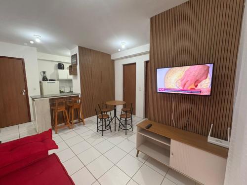 Kuchnia lub aneks kuchenny w obiekcie APT Bela Cintra PRIME 3 km da praia do Aracagy