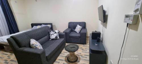Χώρος καθιστικού στο Luxurious Studio