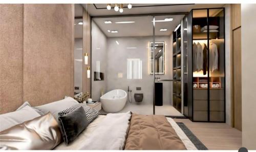 Un lugar para sentarse en Tanger Coastline Residence
