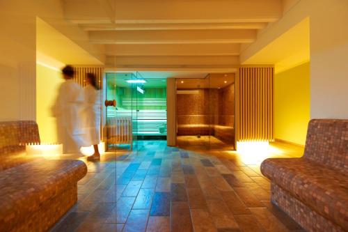 Posezení v ubytování Hotel Garni Tannleger B&B