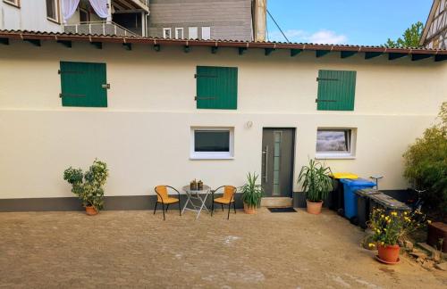 Das Gebäude in dem sich die Ferienwohnung befindet