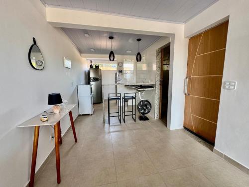 Kuchyň nebo kuchyňský kout v ubytování Studio Rasa Beach: Comfort in the heart of Buzios!
