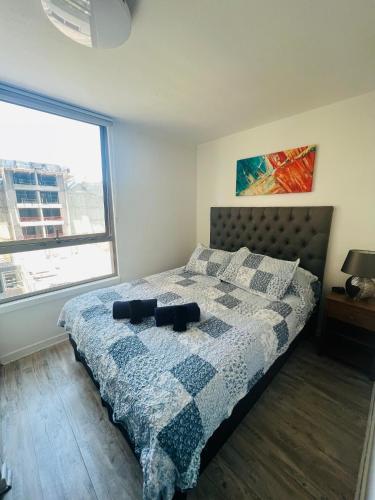 Postel nebo postele na pokoji v ubytování Cómodo y céntrico departamento de 3 dormitorios y 2 baños