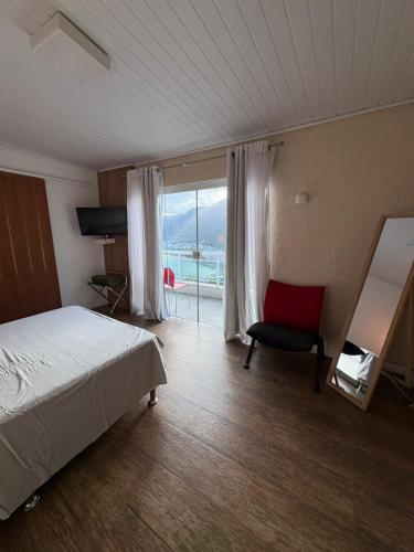 Postel nebo postele na pokoji v ubytování Casa da Lagoa