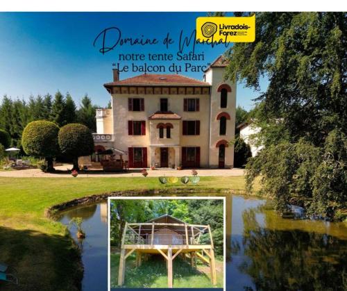 Domaine de Marchal - Le balcon du Parc - tente éco-lodge