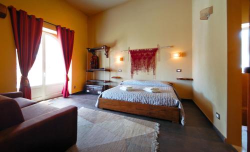 Postel nebo postele na pokoji v ubytování Trullo Raro