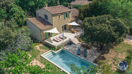 Villa Uzès - Climatisation, piscine et pétanque