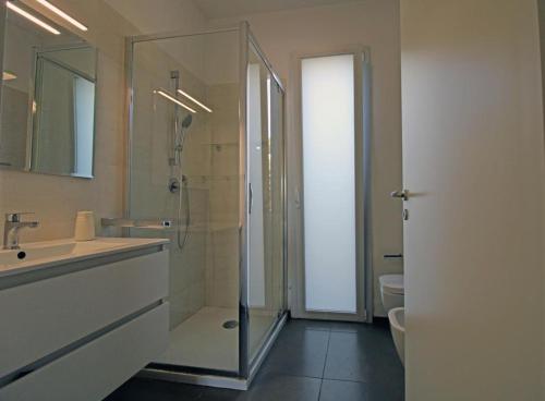 Et badeværelse på Villa Ippocampo