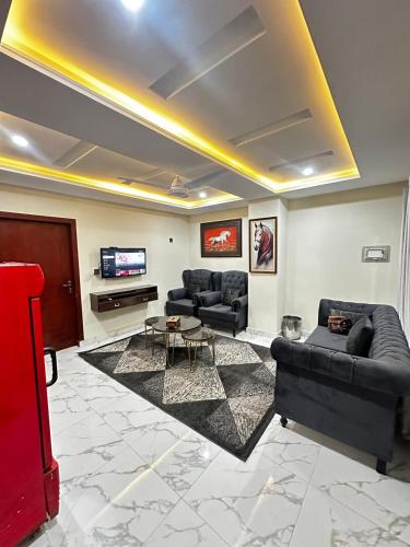 Zona d'estar a Modern vault