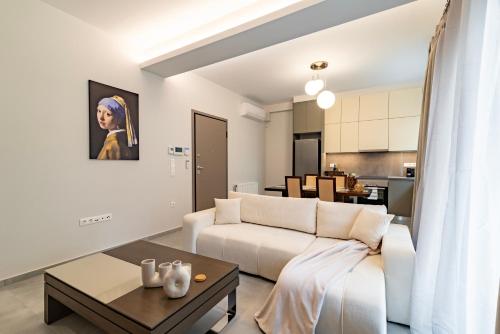Χώρος καθιστικού στο Electra's apartments