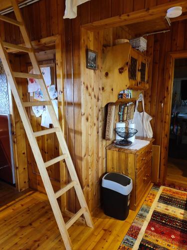 Una cocina o cocineta en Schalale