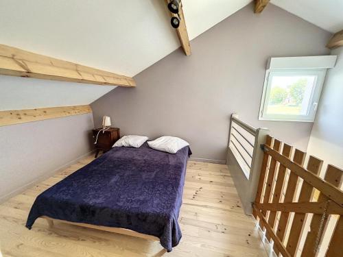 Postel nebo postele na pokoji v ubytování Gîte Lou Saltret