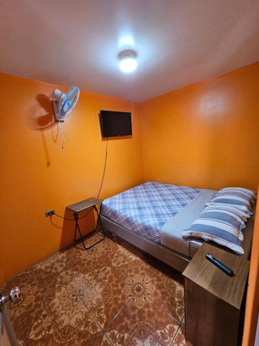 Hostal copa Arica 2にあるベッド