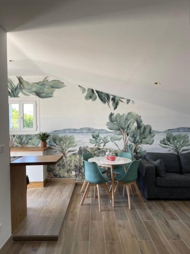 Χώρος καθιστικού στο Appartement Terrasse