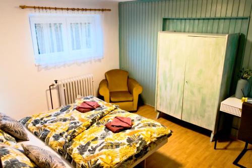 Postel nebo postele na pokoji v ubytování Ubytovanie u Vlada