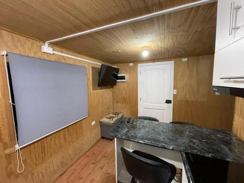 Küche/Küchenzeile in der Unterkunft Cabaña Esperanza