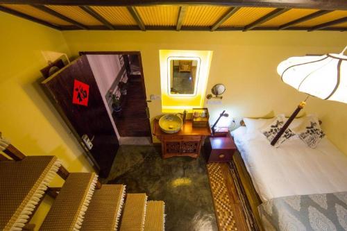 Χώρος καθιστικού στο The Courtyard Suzhou Inn Hemu Branch