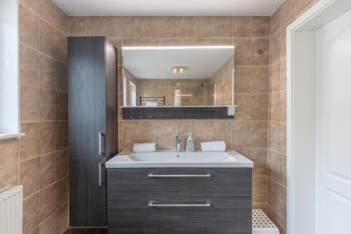 Koupelna v ubytování Ferienhaus La Paloma