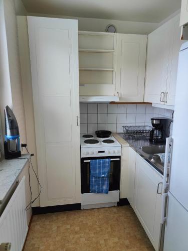 Dapur atau dapur kecil di Katrineholm Longstay - 1 room studio in central Katrineholm