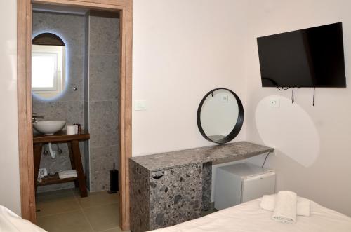 Koupelna v ubytování Centroom Suites